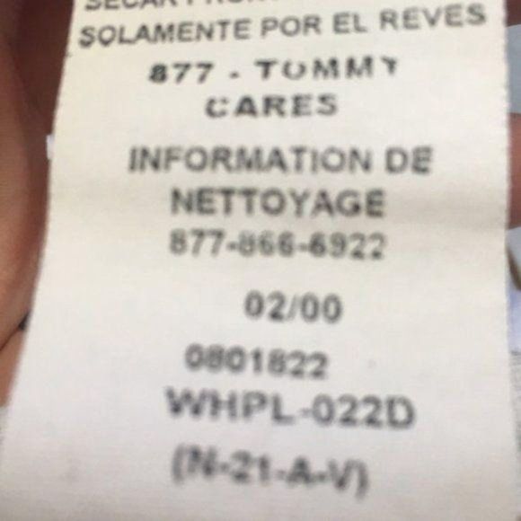 Tommy Hilfiger‎ vtg Jean Capri Pants embellished Y2K 90'S - Picture 5 of 5